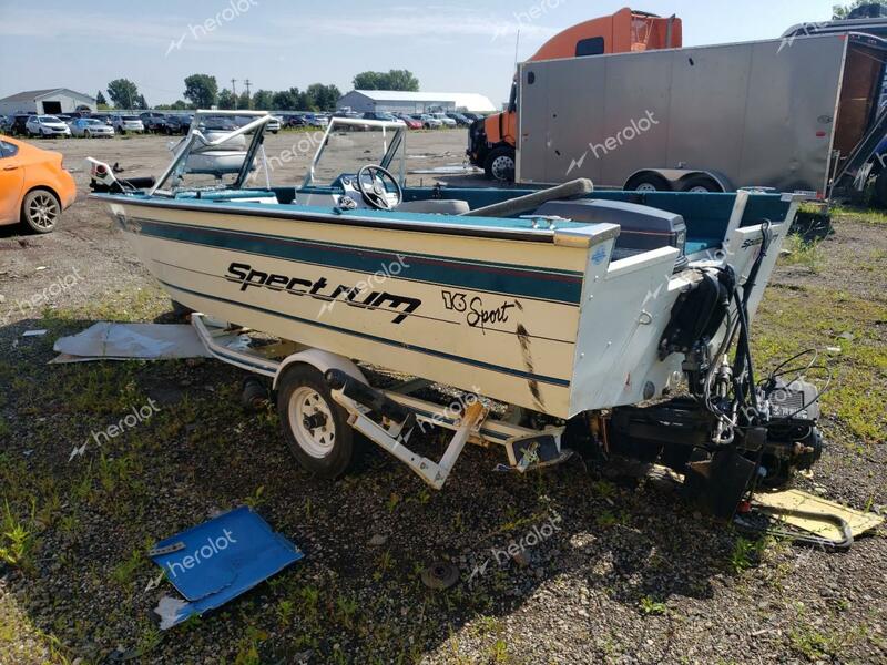 BOAT W/TRAILER 1996 two tone   BFFS23VGL596 photo #4