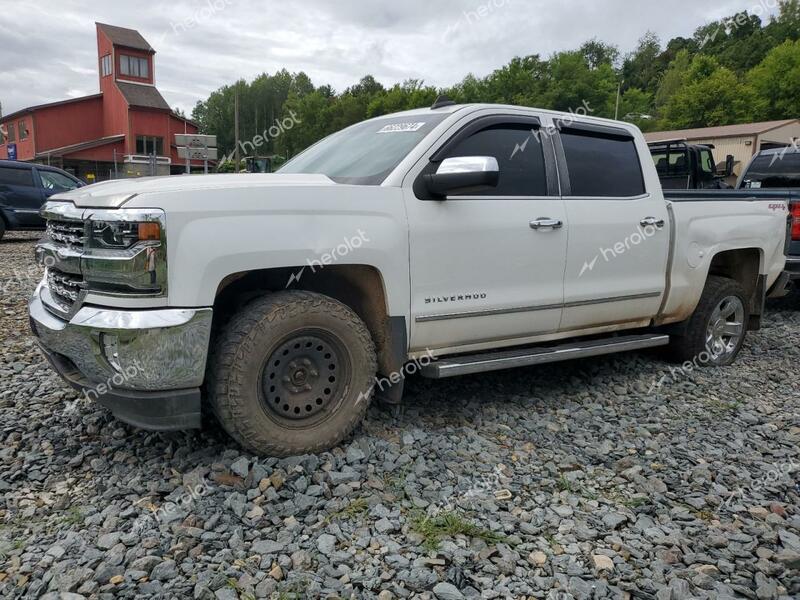 CHEVROLET SILVERADO 2017 white crew pic gas 3GCUKSEC2HG282207 photo #1