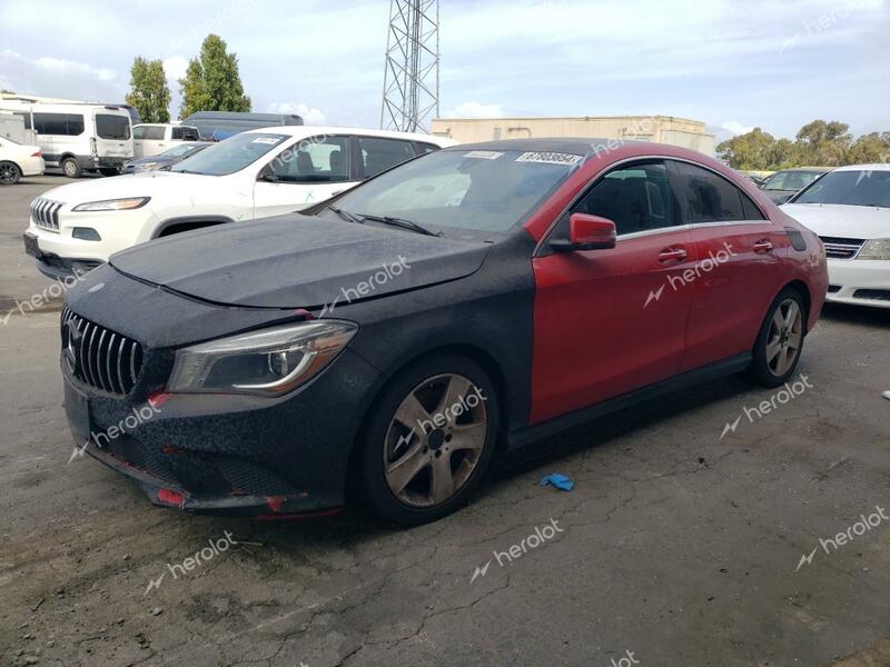 MERCEDES-BENZ CLA 250 2015 red sedan 4d gas WDDSJ4EB8FN182927 photo #1