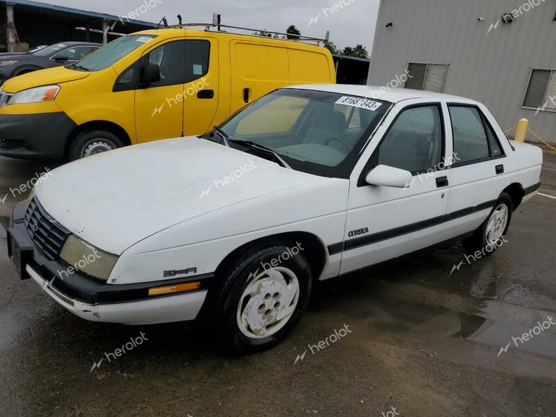 CHEVROLET CORSICA LT 1993 white sedan 4d gas 1G1LT53T4PY262289 photo #1