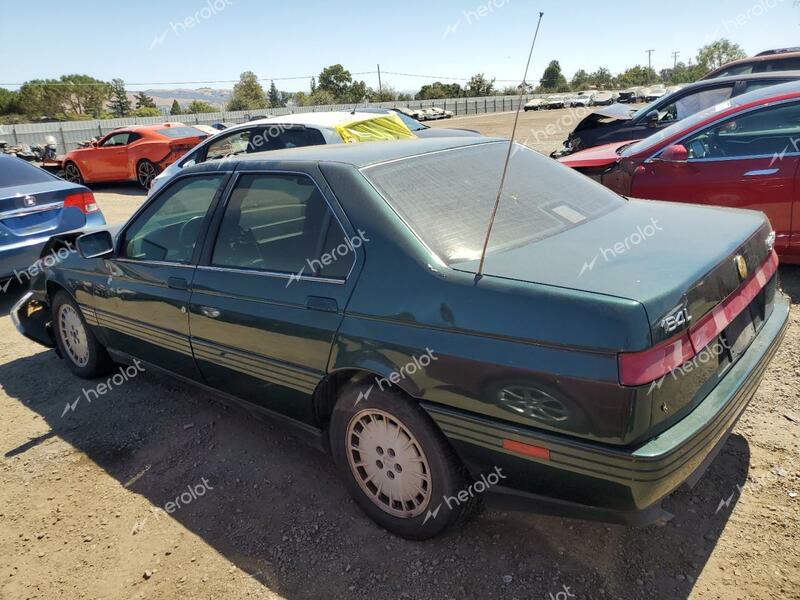 ALFA ROMEO 164 L 1992 green  gas ZAREA43L8N6266649 photo #3