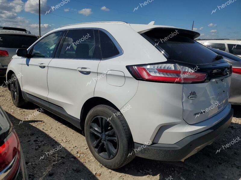 FORD EDGE SEL 2019 white  gas 2FMPK4J97KBB90244 photo #3