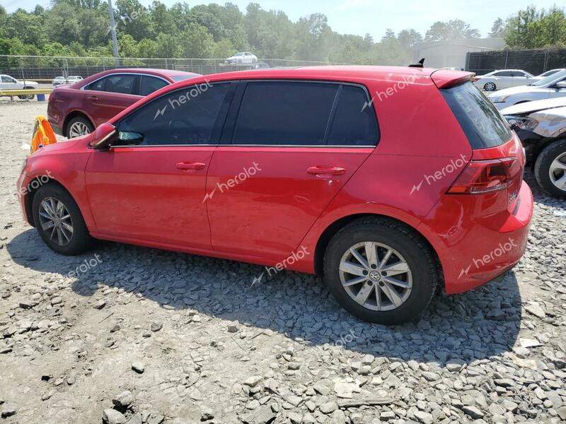 VOLKSWAGEN GOLF S/SE 2016 red  gas 3VW217AU8GM032229 photo #3