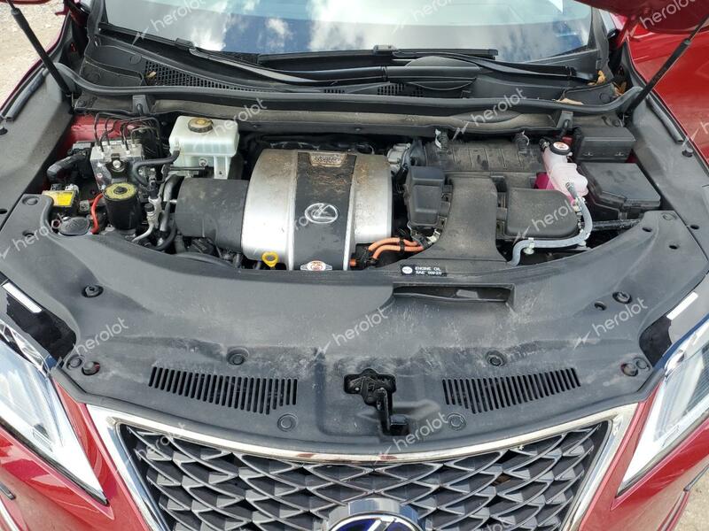 LEXUS RX 450H F 2022 red  hybrid engine 2T2YGMDA3NC076720 photo #4