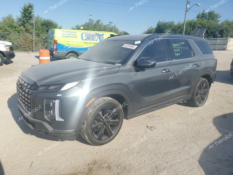 HYUNDAI PALISADE X 2023 charcoal  gas KM8R3DGE6PU494094 photo #1