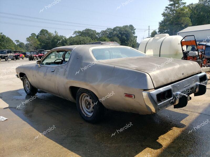 PLYMOUTH SATELLITE 1974 silver   RP23G4G208836 photo #3