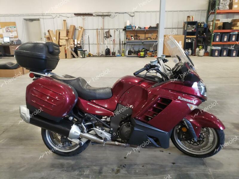 KAWASAKI ZG1400 B 2009 maroon road/str gas JKBZGNB149A011201 photo #1