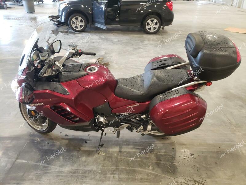 KAWASAKI ZG1400 B 2009 maroon road/str gas JKBZGNB149A011201 photo #4