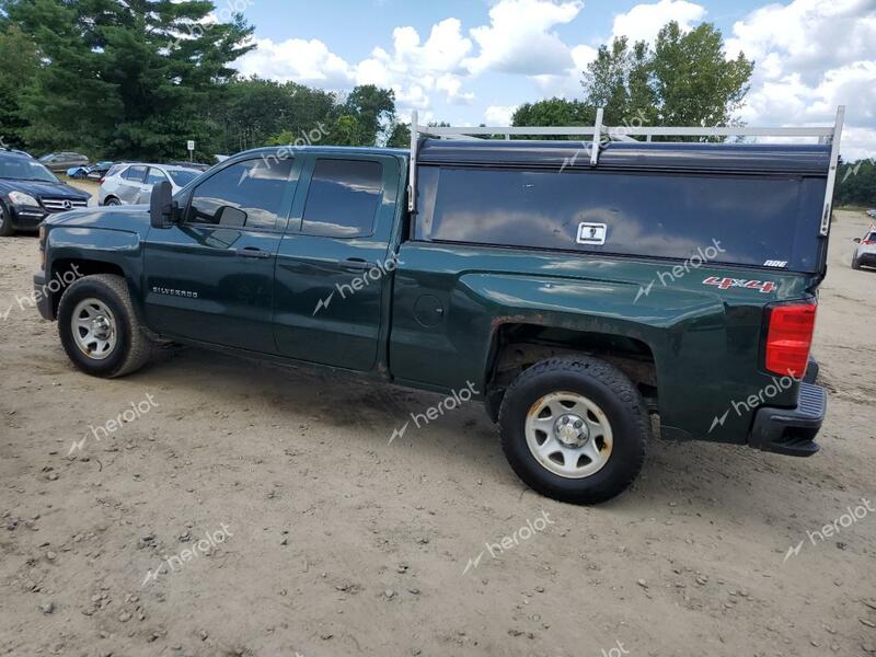 CHEVROLET SILVERADO 2015 green 4dr ext gas 1GCVKPEC5FZ173786 photo #3