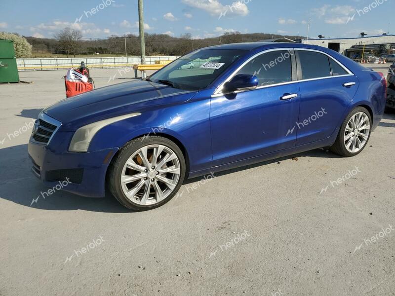 CADILLAC ATS LUXURY 2013 blue  gas 1G6AB5RA8D0121634 photo #1