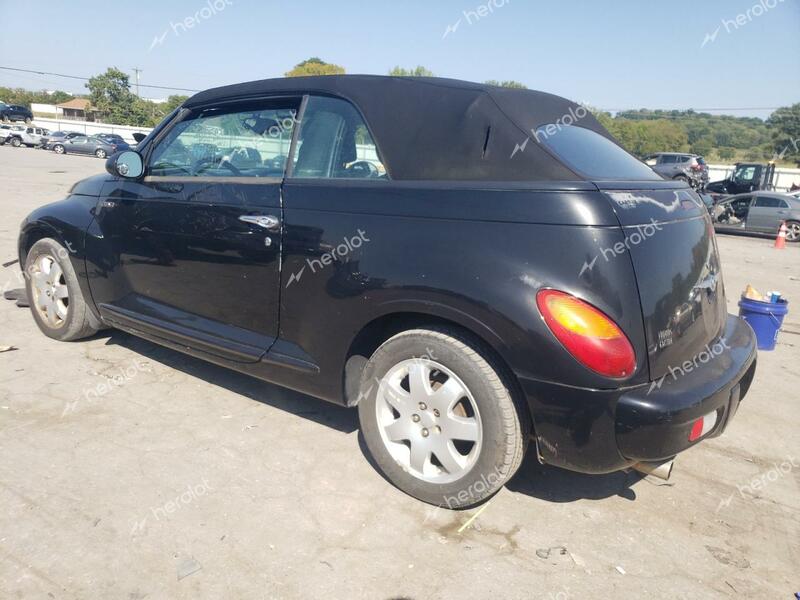 CHRYSLER PT CRUISER 2005 black converti gas 3C3EY55E35T296078 photo #3