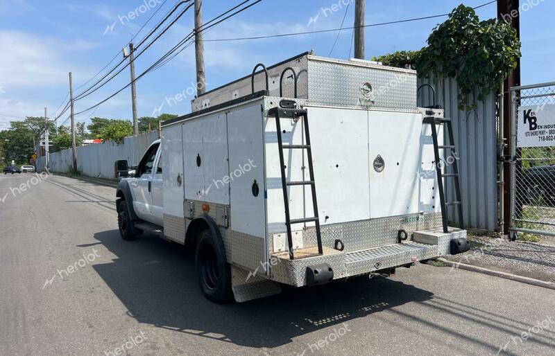 FORD F550 SUPER 2014 white crew cha diesel 1FD0W5HT7EEA04448 photo #4