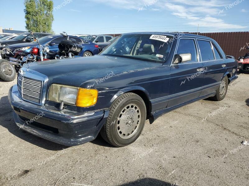 MERCEDES-BENZ 560 SEL 1990 blue sedan 4d gas WDBCA39EXLA503543 photo #1