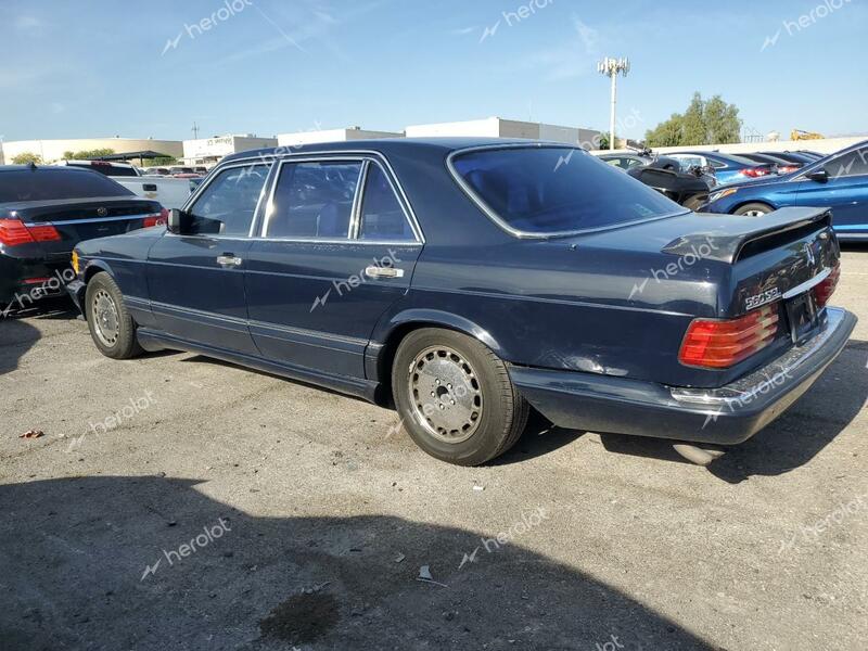 MERCEDES-BENZ 560 SEL 1990 blue sedan 4d gas WDBCA39EXLA503543 photo #3