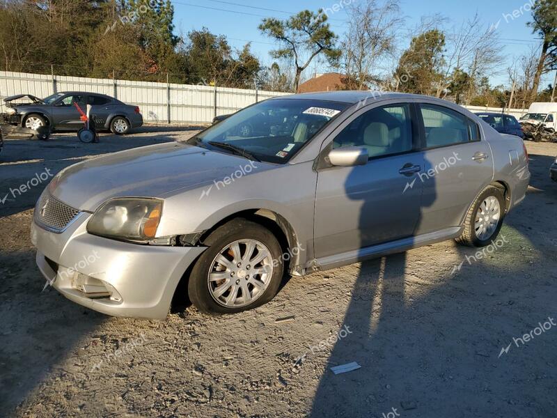 MITSUBISHI GALANT FE 2010 silver  gas 4A32B2FF7AE011458 photo #1