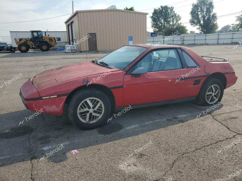 PONTIAC FIERO SE 1985 red  gas 1G2PF3795FP243391 photo #1