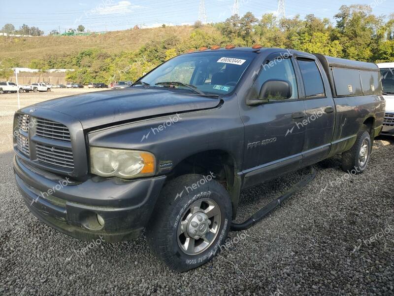 DODGE RAM 2500 S 2004 gray  gas 1D7KU28D24J114636 photo #1