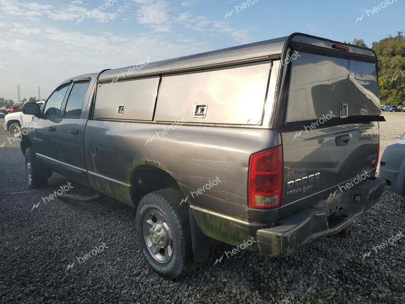 DODGE RAM 2500 S 2004 gray  gas 1D7KU28D24J114636 photo #3