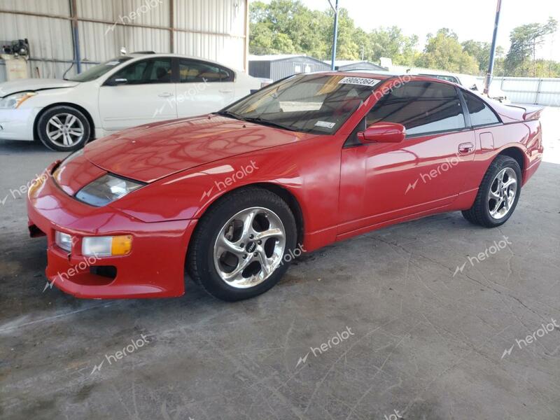 NISSAN 300ZX 1990 red hatchbac gas JN1RZ24A4LX001923 photo #1