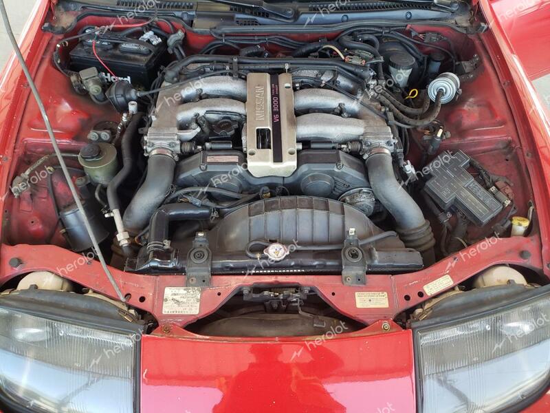 NISSAN 300ZX 1990 red hatchbac gas JN1RZ24A4LX001923 photo #4