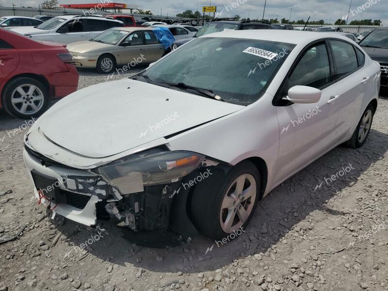 DODGE DART SXT 2016 white sedan 4d gas 1C3CDFBBXGD613561 photo #1