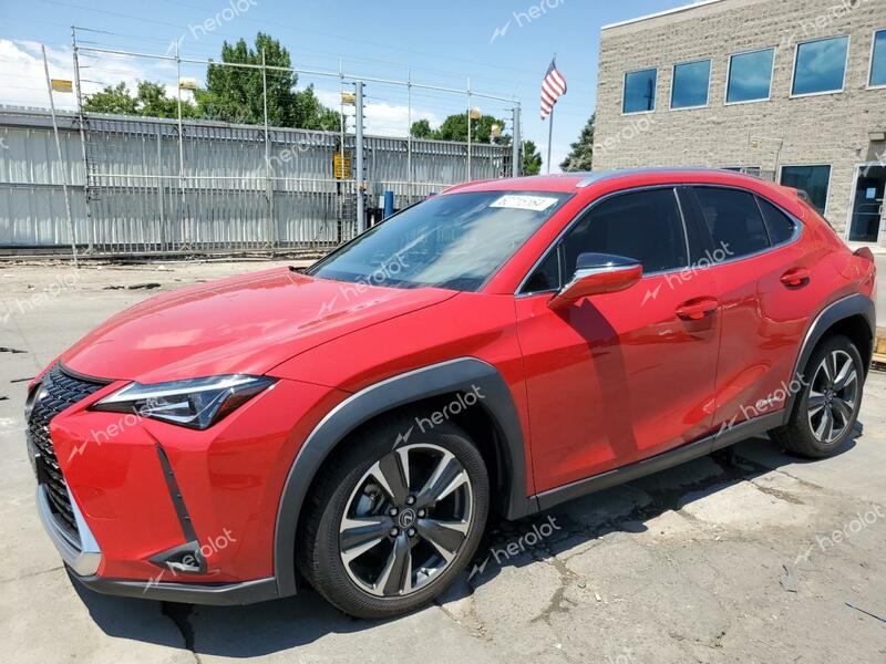 LEXUS UX 250H 2019 red  hybrid engine JTHU9JBH2K2009773 photo #1