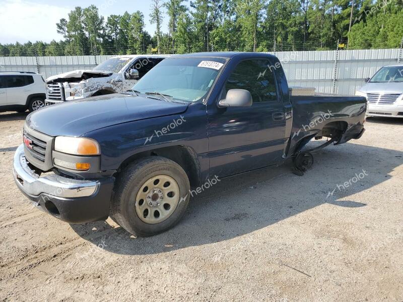 GMC 1500 LONG 2005 blue  gas 1GTEC14X85Z158812 photo #1