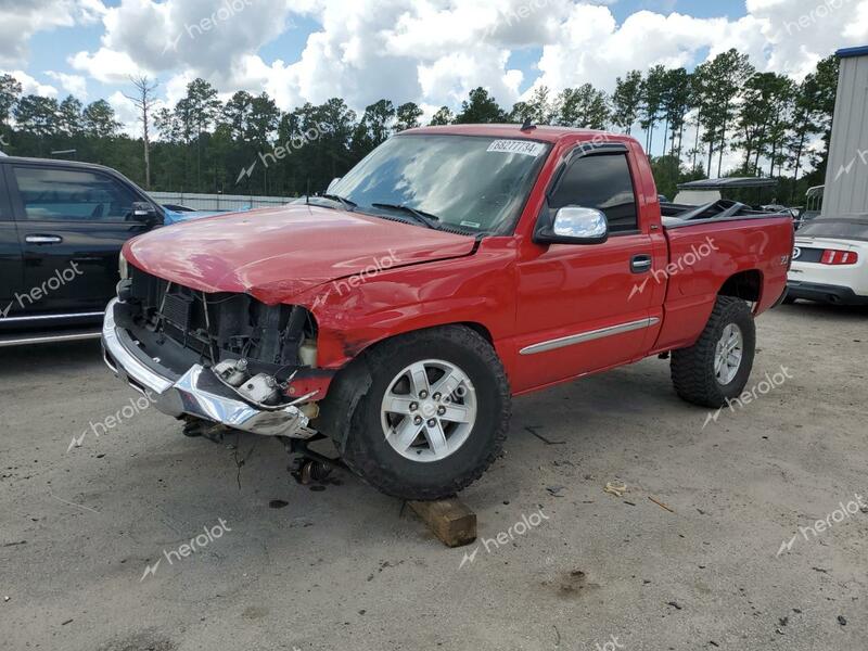 GMC SIERRA 2006 red  flexible fuel 3GTEK14ZX6G234777 photo #1