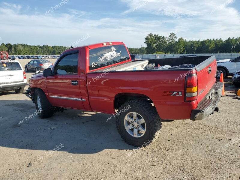 GMC SIERRA 2006 red  flexible fuel 3GTEK14ZX6G234777 photo #3