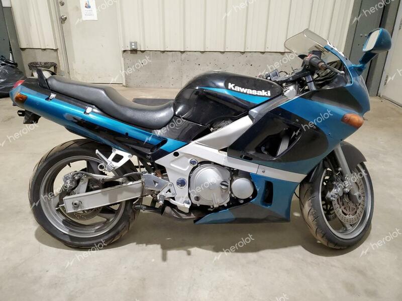 KAWASAKI ZX600 E 1993 blue  gas JKAZX4E18PA003108 photo #1