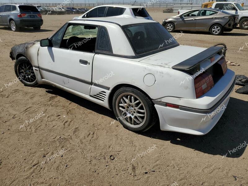 MERCURY CAPRI 1991 white  gas 6MPCT01Z3M8632878 photo #3