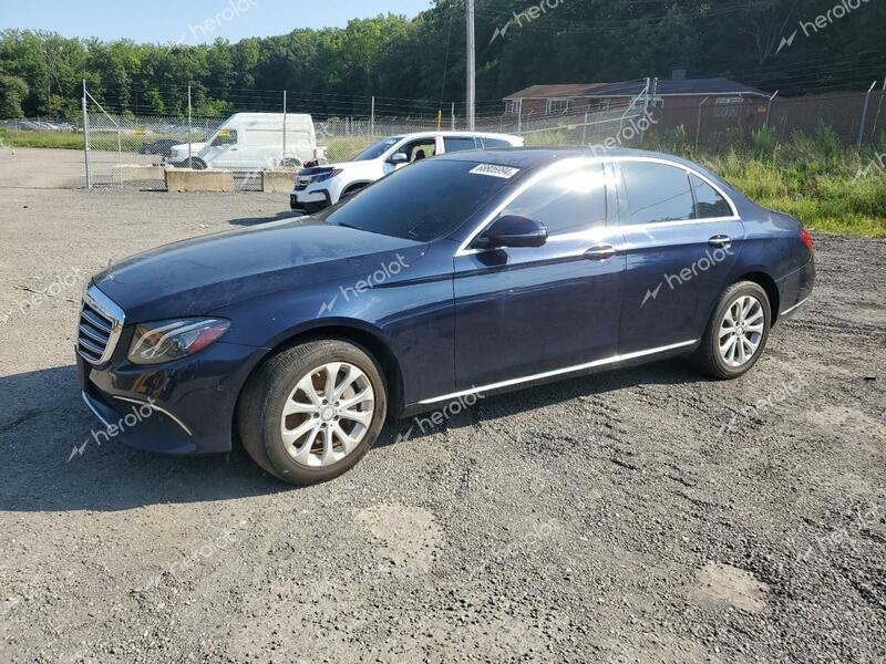 MERCEDES-BENZ E 300 4MAT 2017 blue sedan 4d gas WDDZF4KB1HA179219 photo #1