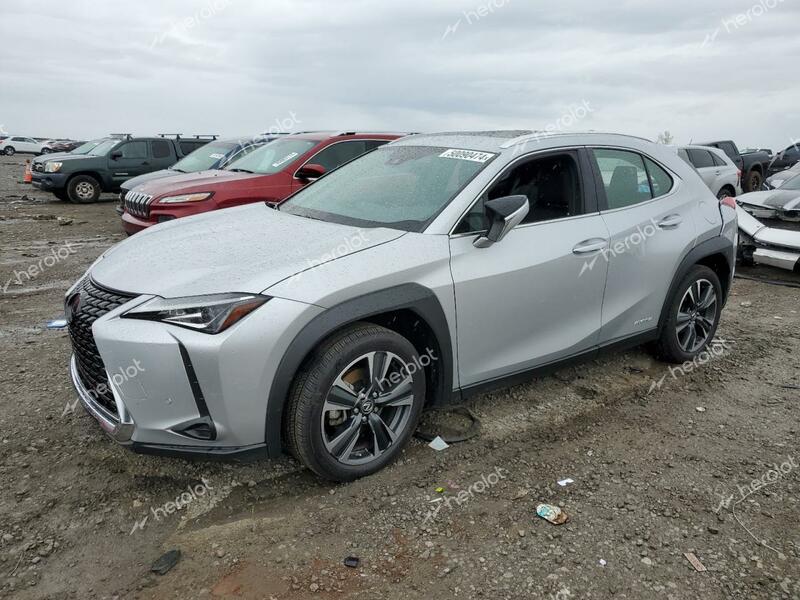 LEXUS UX 250H 2020 silver  hybrid engine JTHP9JBH3L2036558 photo #1