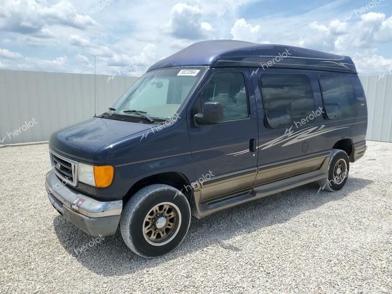 FORD ECONOLINE 2006 blue cargo va gas 1FDNE24L46HB38007 photo #3