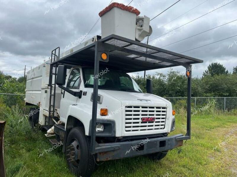 GMC C7500 C7C0 2006 white conventi gas 1GDL7C1G76F430101 photo #1