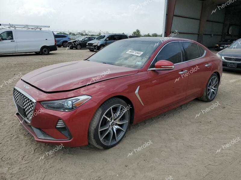 GENESIS G70 PRESTI 2020 burgundy  gas KMTG44LA9LU063255 photo #1