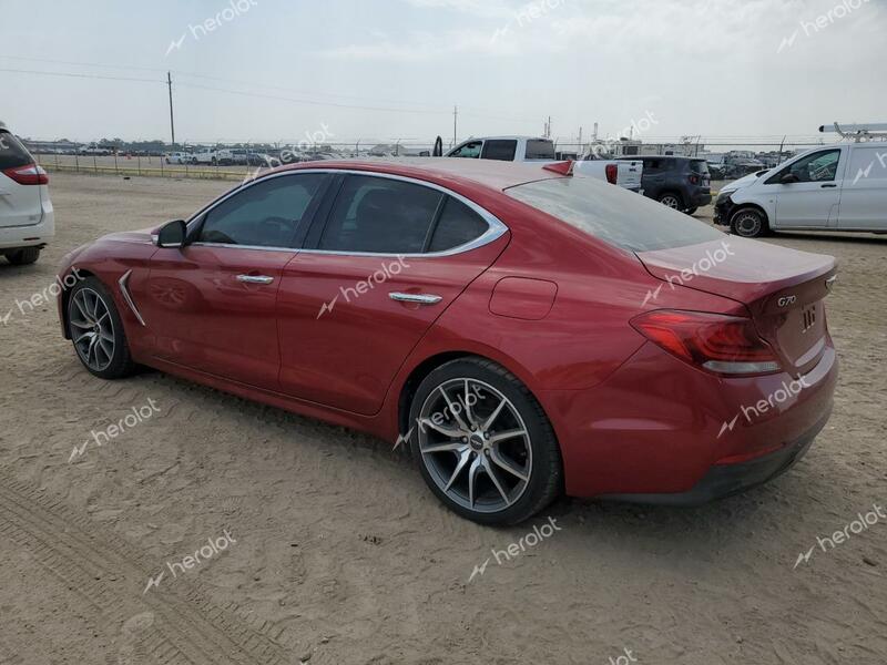 GENESIS G70 PRESTI 2020 burgundy  gas KMTG44LA9LU063255 photo #3