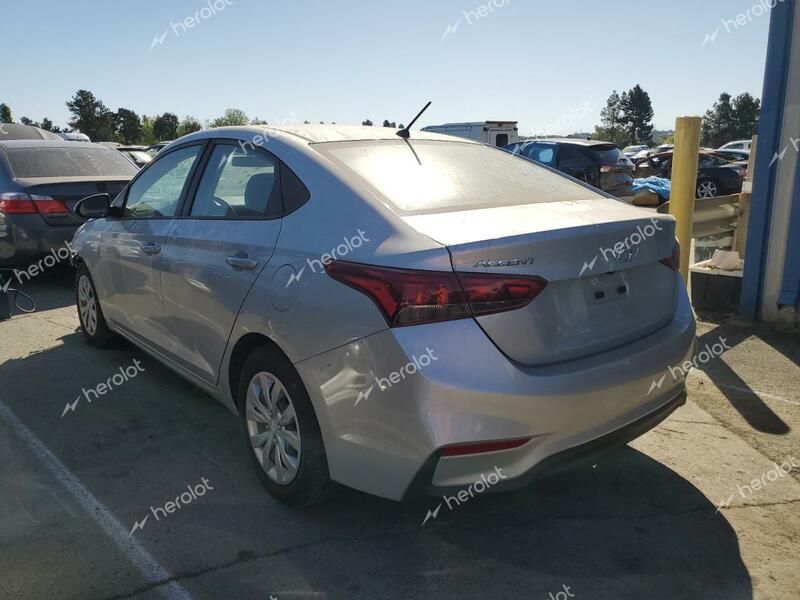 HYUNDAI ACCENT SE 2019 silver  gas 3KPC24A38KE044779 photo #3