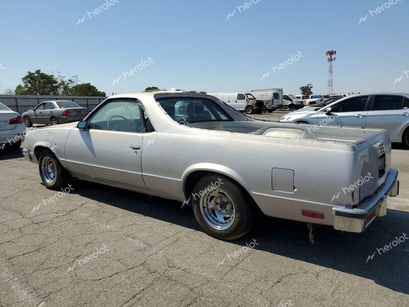 CHEVROLET EL CAMINO 1986 silver pickup gas 3GCCW80Z7GS913852 photo #3