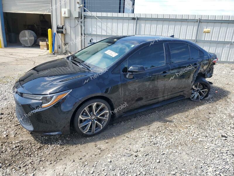 TOYOTA COROLLA LE 2021 black  gas 5YFEPMAE6MP234903 photo #1