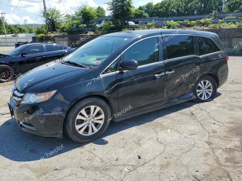 HONDA ODYSSEY 2016 black  gas 5FNRL5H35GB112931 photo #1