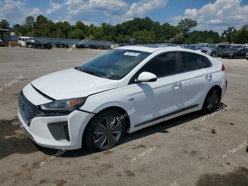 HYUNDAI IONIQ LIMI 2017 white  hybrid engine KMHC05LC3HU026172 photo #1