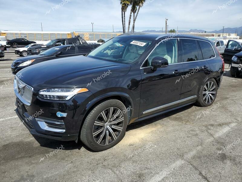 VOLVO XC90 T8 RE 2021 black  hybrid engine YV4BR0CL9M1737795 photo #1