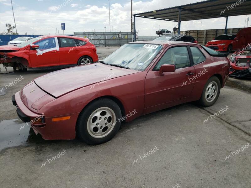 PORSCHE 944 1989 red coupe gas WP0AA0946KN450104 photo #1