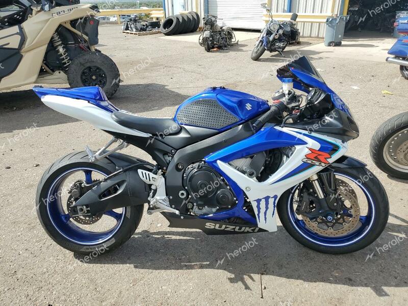 SUZUKI GSX-R600 K 2006 blue  gas JS1GN7DA562107340 photo #1