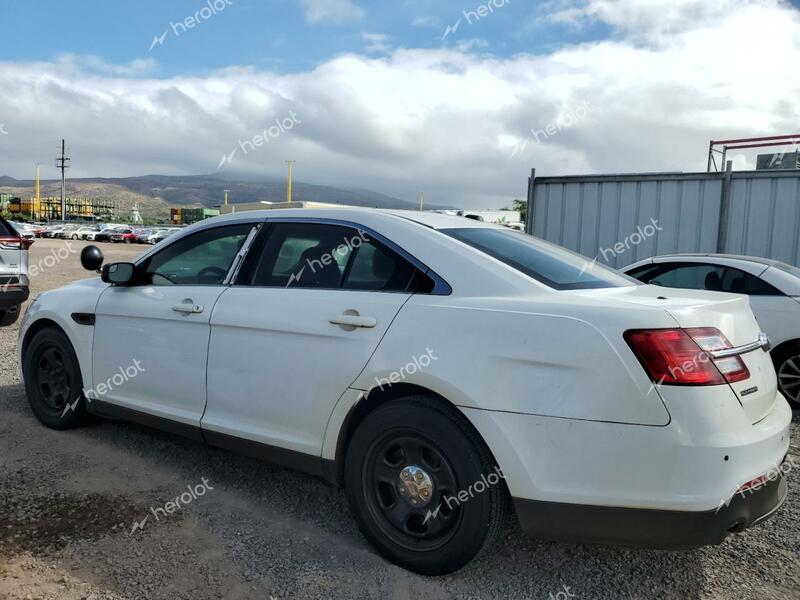 FORD TAURUS POL 2018 white  gas 1FAHP2L87JG141593 photo #3