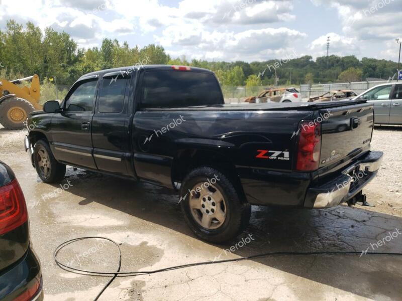 CHEVROLET SILVERADO 2005 black  flexible fuel 1GCEK19Z45Z189021 photo #3