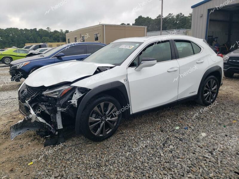 LEXUS UX 250H 2019 white  hybrid engine JTHU9JBH0K2008704 photo #1