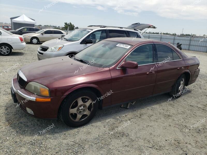 LINCOLN LS 2001 burgundy  gas 1LNHM86S41Y736971 photo #1