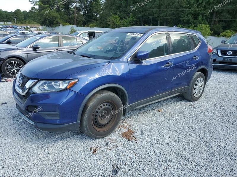 NISSAN ROGUE S 2017 blue  gas JN8AT2MV1HW014788 photo #1